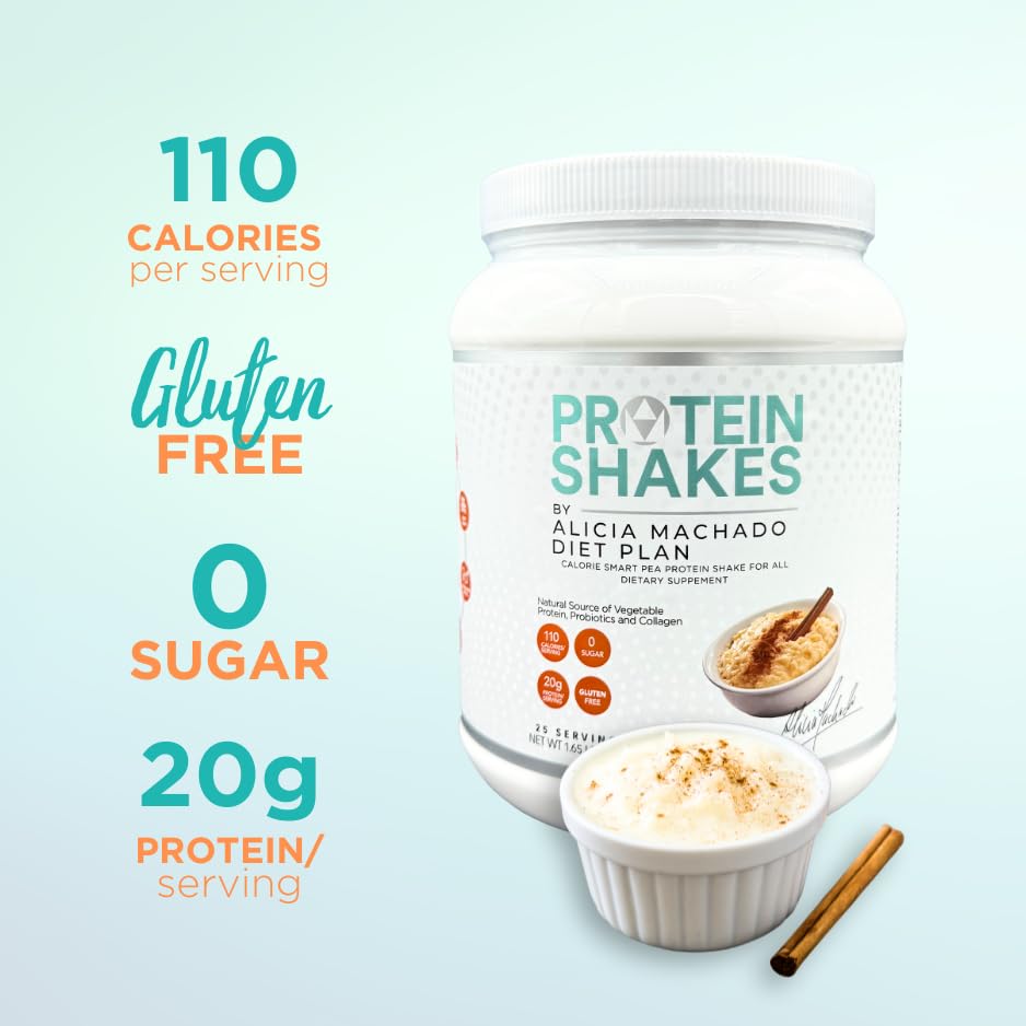 Alicia Machado Diet Plan Rice Pudding Protein Shake - 25 Servings - image 3