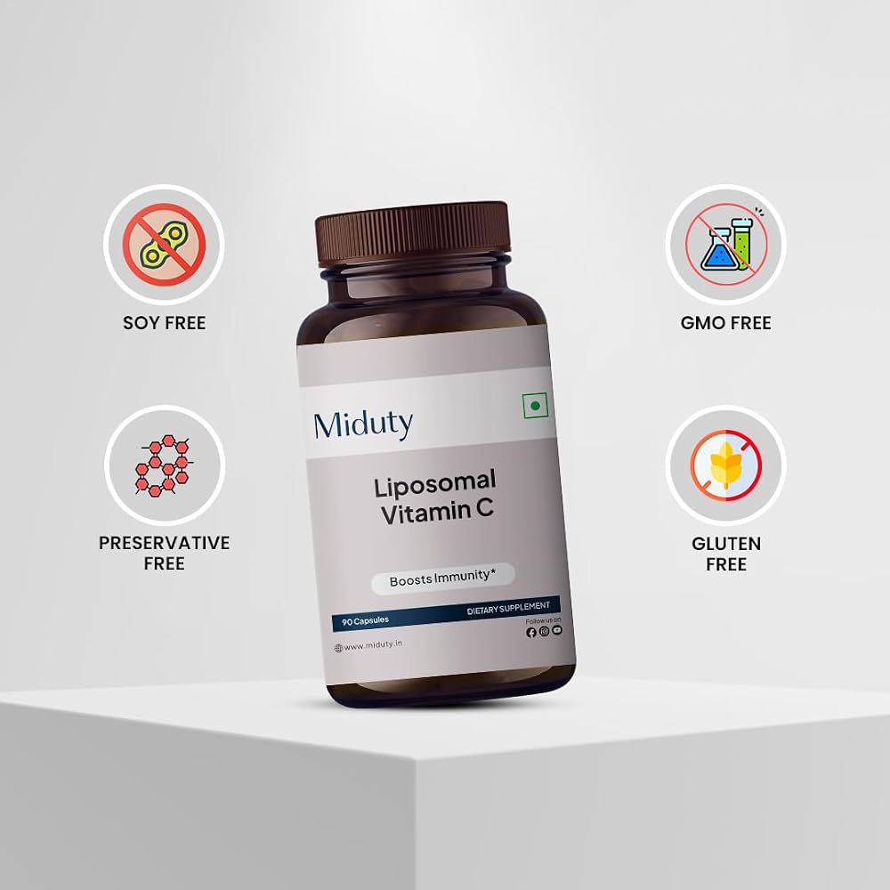 Miduty Liposomal Vitamin C - 90 Capsules - image 4
