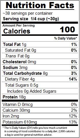 Know-How Foods 100% Pure Faba Bean Protein Powder