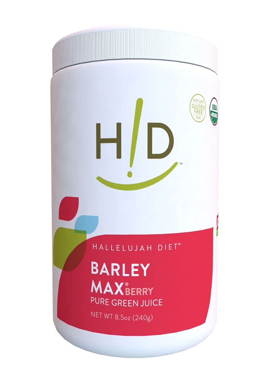 Hallelujah Diet Organic BarleyMax Green Juice Powder - 8.5 oz