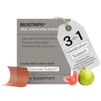 BIOSTRIPS Blood Sugar Support Oral Dissolving Strips - 60 Count