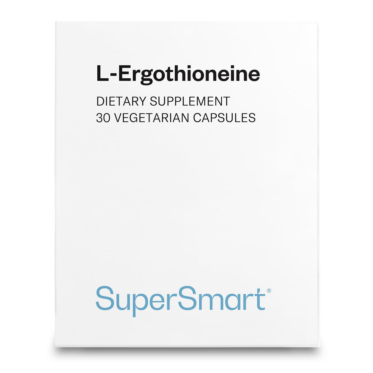 Supersmart L-Ergothioneine 5mg Antioxidant - 30 Vegetarian Capsules