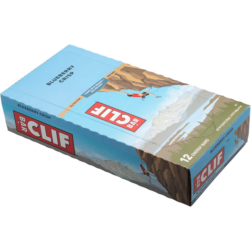 CLIF Bar Blueberry Crisp Energy Bar - 12 Pack
