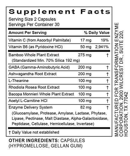 TRANSFORMATION ReZEN Enzyme Blend Capsules for Nervous System Support - image 2
