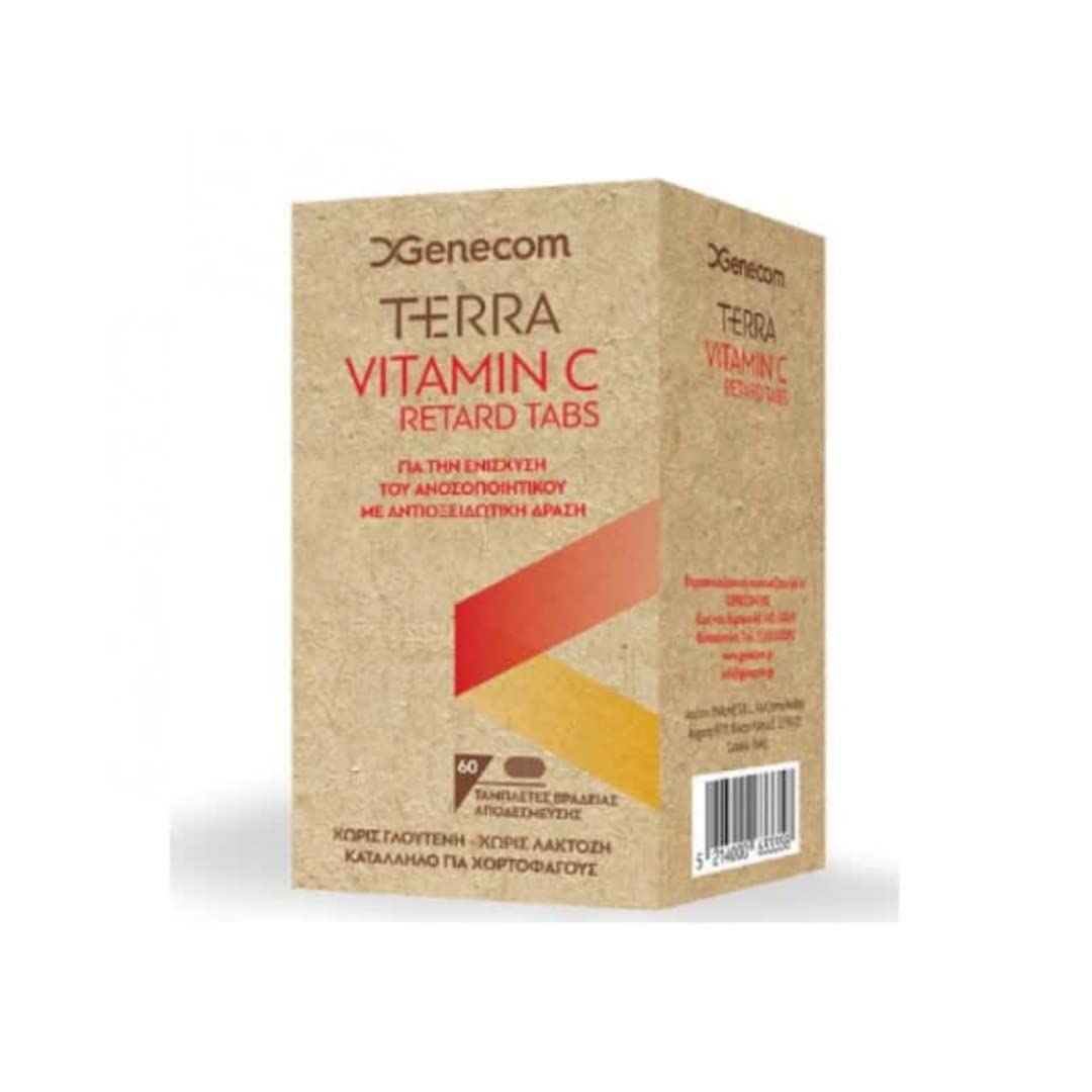 GENECOM Terra Vitamin C Retard 1000 mg - 60 Tablets