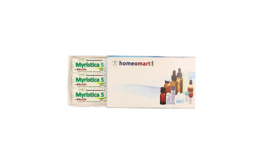 homeomart.com Myristica Sebifera Homeopathy Pellets 1M - Pack of 3