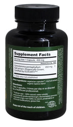Dragon Herbs Gynostemma 500 mg - 100 Vegetarian Capsules - image 2