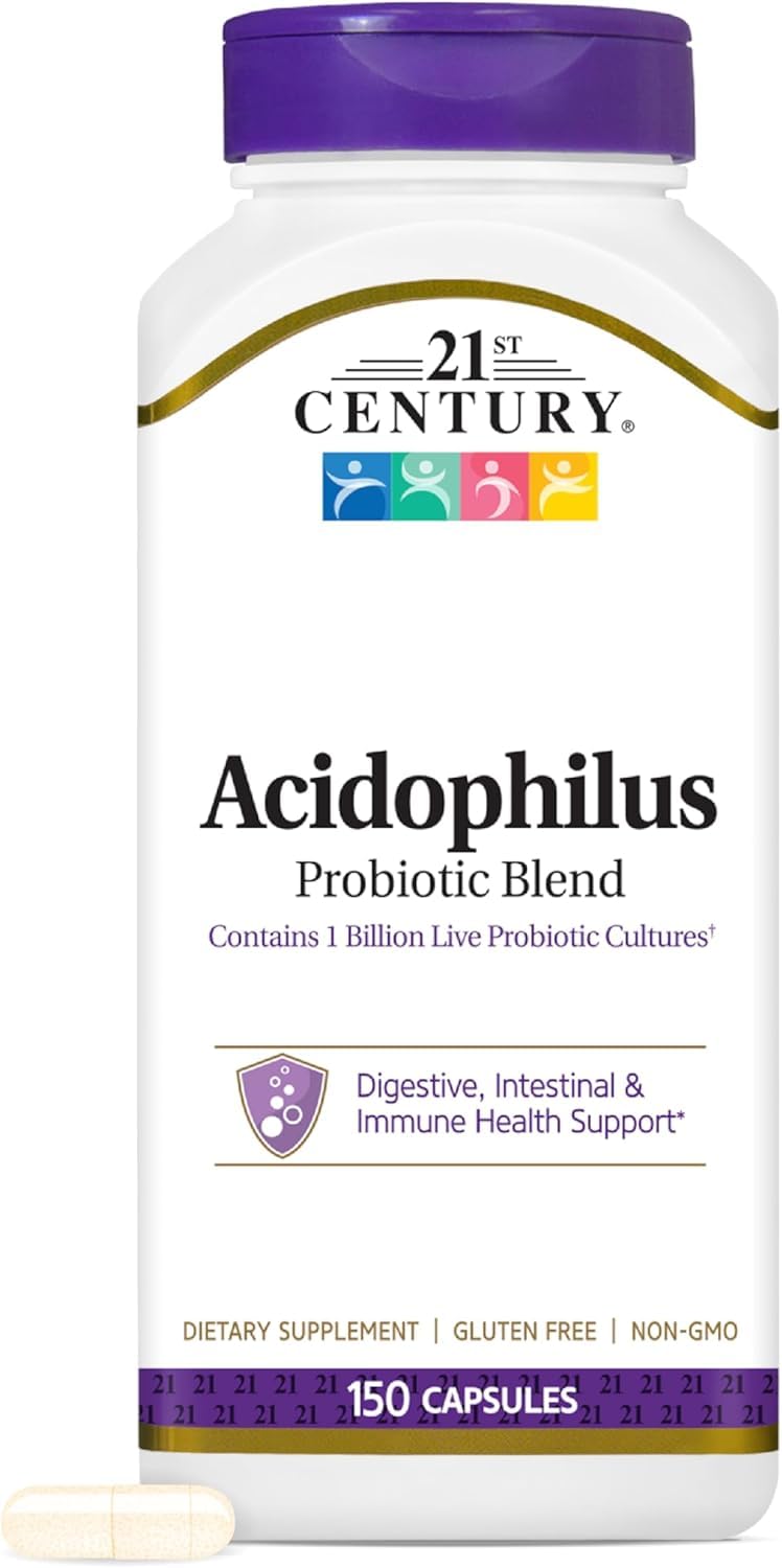 MORILIAR 21st Century Acidophilus Probiotic Blend Capsules - 300 Count - image 2