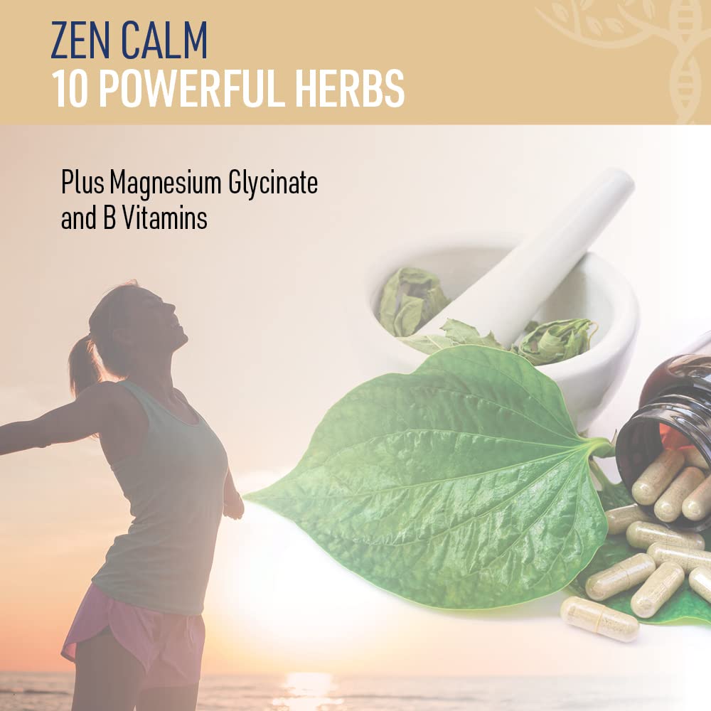 Liver Medic Zen Calm Stress Adrenal Support - 60 Vegetarian Capsules - image 4