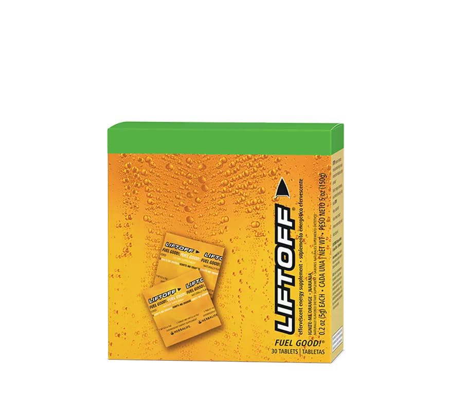 Herbalife Liftoff Orange Energy Tablets - 30 Count
