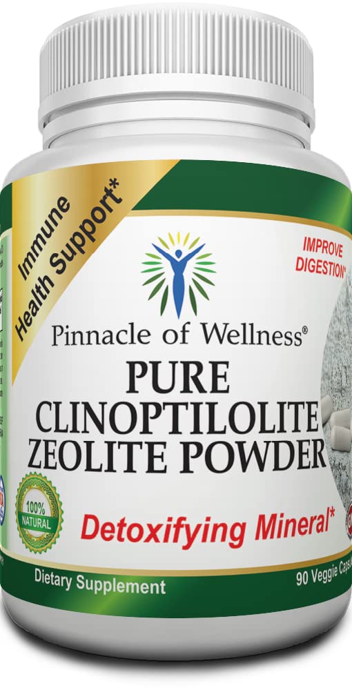 Pinnacle of Wellness Pure Clinoptilolite Zeolite Powder - 90 Capsules