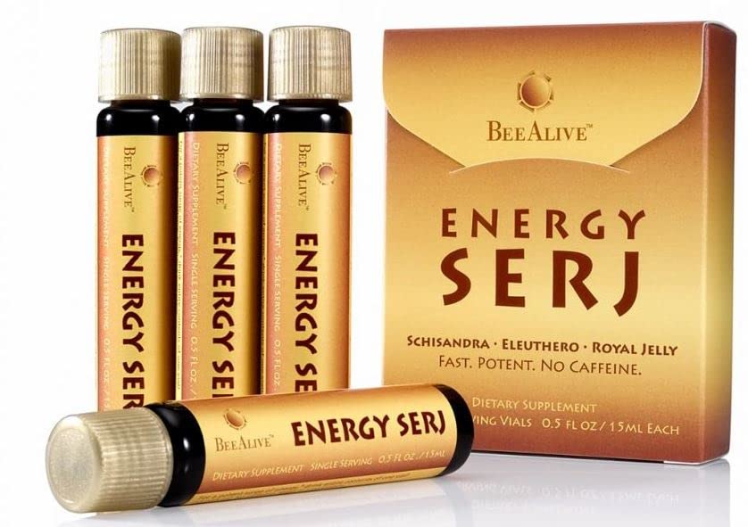 BeeAlive Energy SERJ with Schisandra and Eleuthero - 2 Fl Oz