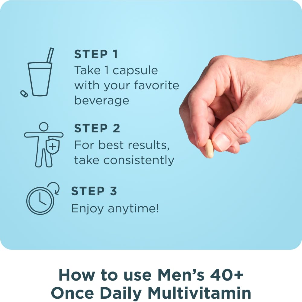 Ancient Nutrition, Multivitamin Mens 40 Plus 3 Day, 90 Count