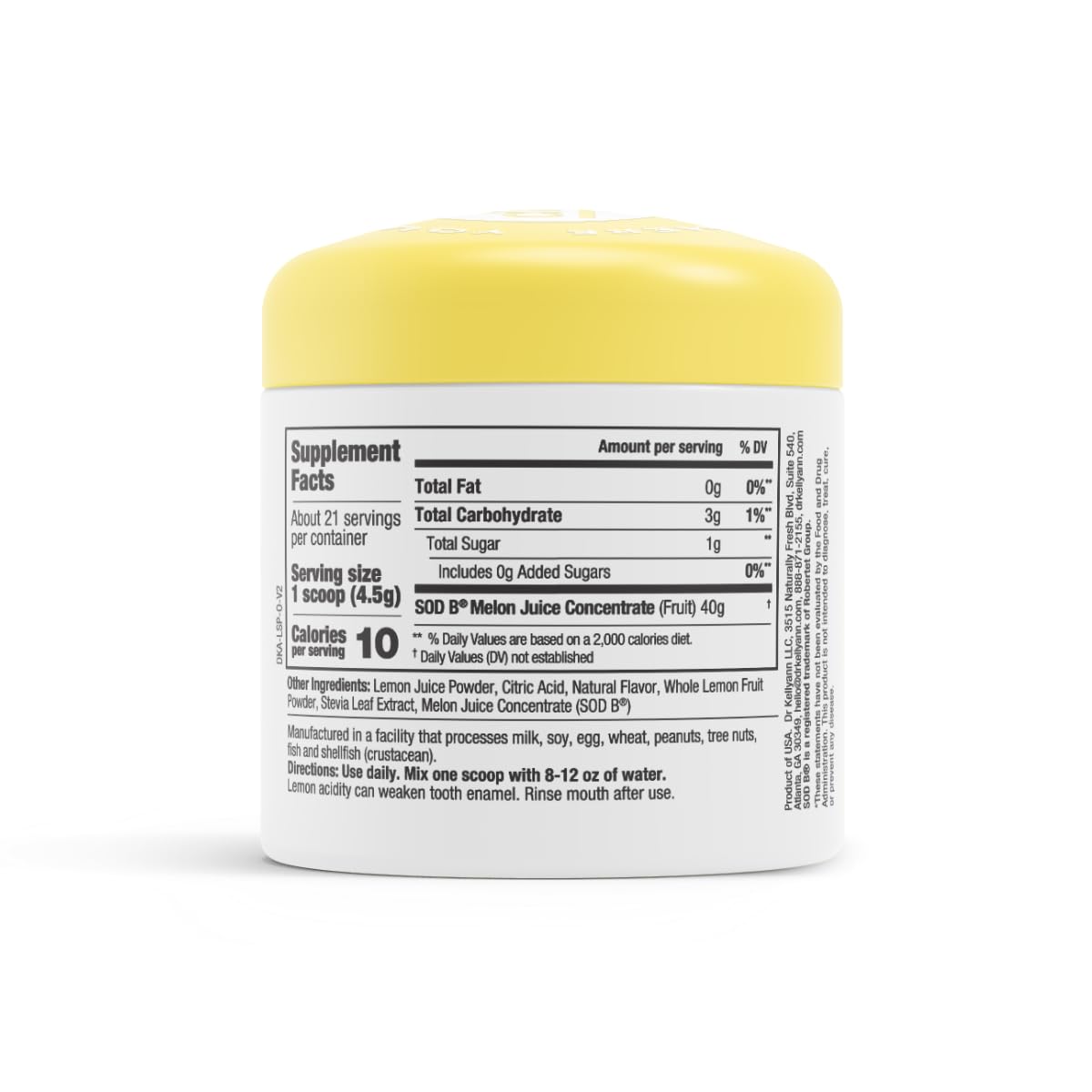 Dr. Kellyann Lemon Sips Citrus Drink Mix for Skin - 21 Servings - image 3