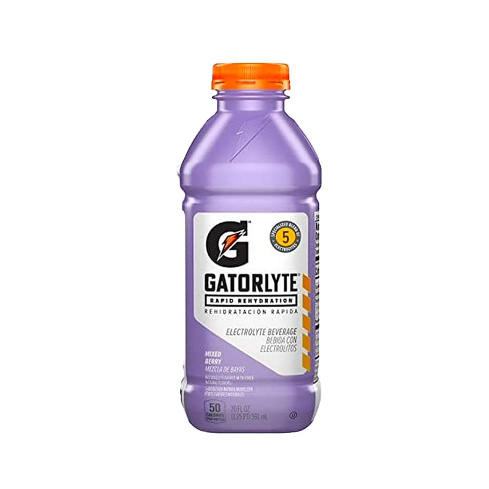 Gatorade Gatorlyte Mixed Berry Electrolyte Drink - 12 Pack