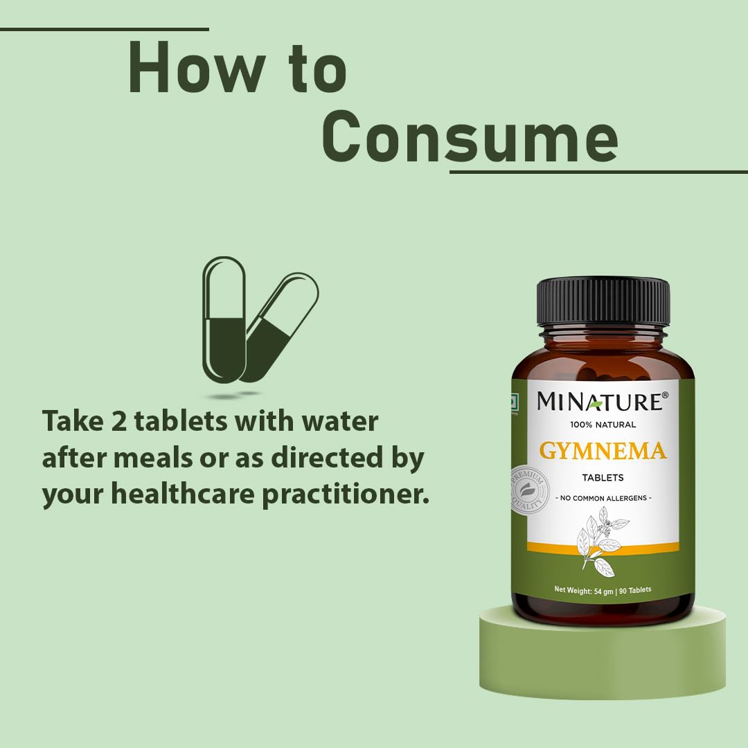 minature mi Nature Gymnema Sylvestre 1000 mg - 90 Tablets - image 5