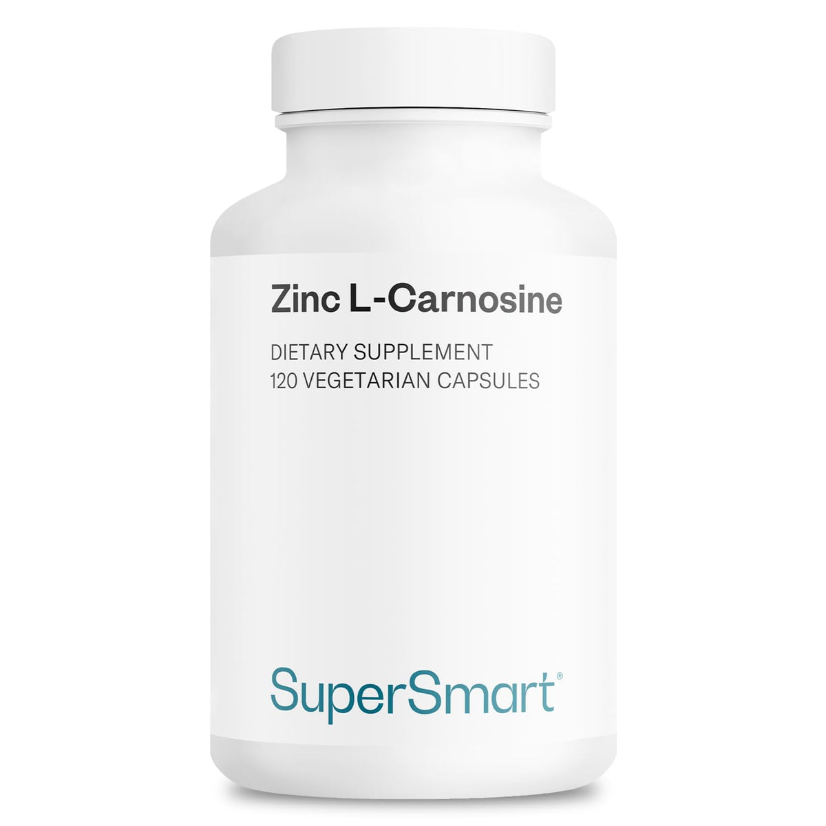 Supersmart Zinc L-Carnosine 75mg - 120 Vegetarian Capsules