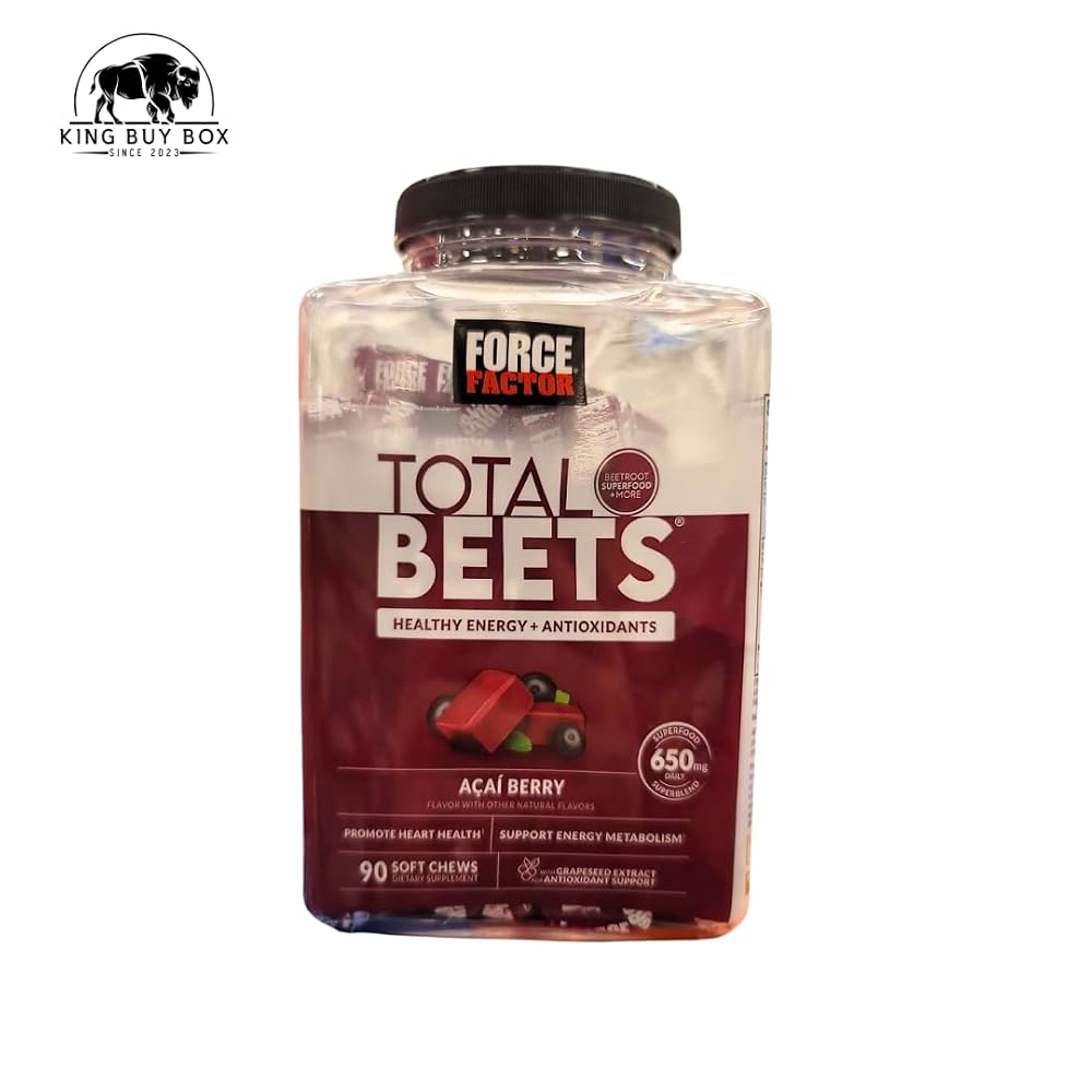 KING BUY BOX Total Beets Beet Root Soft Chews - 90 Count - image 2