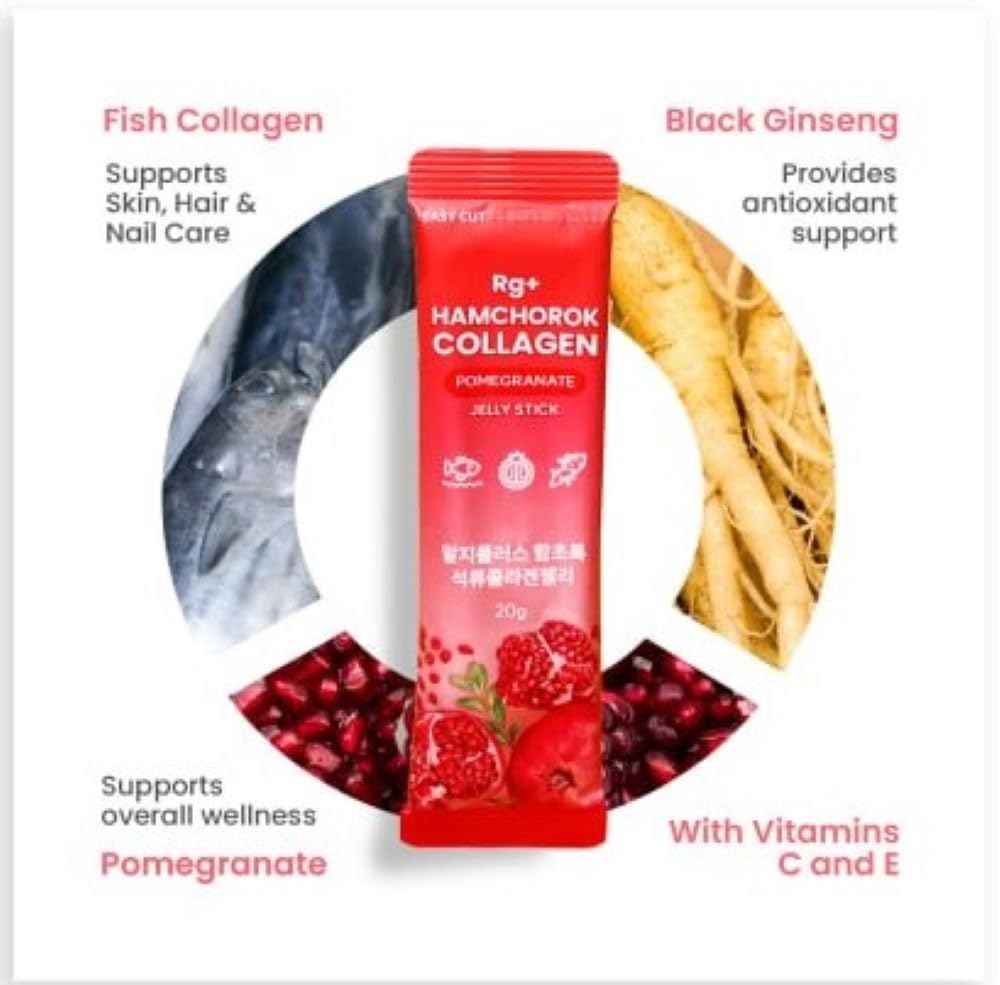 HAMCHOROK Collagen Jelly Pomegranate & Mango - image 6
