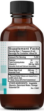 Kovite Vitamin C Liquid 500 mg - 4 fl oz - image 3