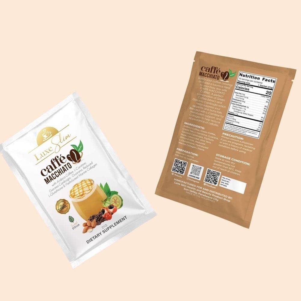 Luxe Slim Café Macchiato with Hydrolyzed Collagen - 10 Sachets - image 3