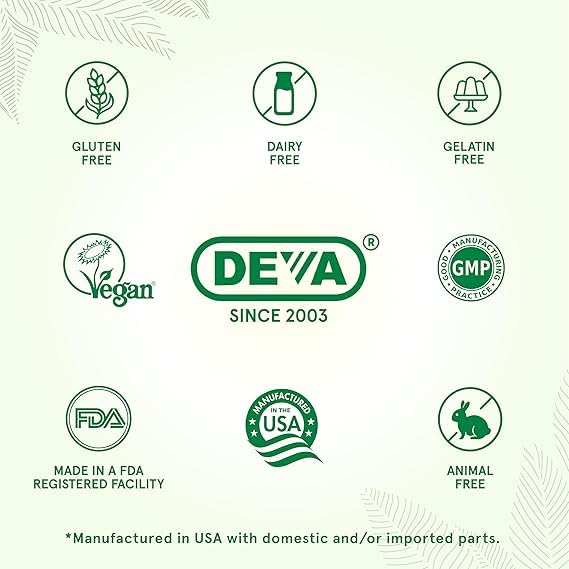 DEVA Vegan Virgin Hemp Seed Oil Capsules - 180 Count - image 3