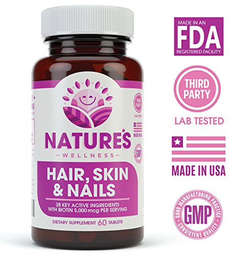 Natures Wellness Hair, Skin & Nails Supplement - 60 Tablets - image 2