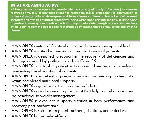 AminoVirox AMINOPLEX 740mg Amino Acid Blend - 100 Capsules - image 3
