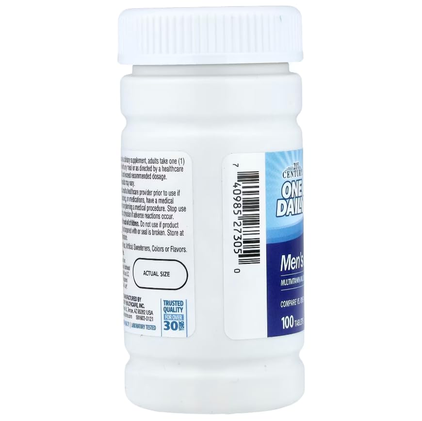 21st Century Men's Health One Daily Multivitamin - 200 Tablets - image 3