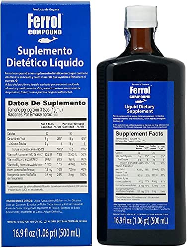 Ferrol Compound Iron and Vitamin Tonic - 16.9 fl oz - image 5