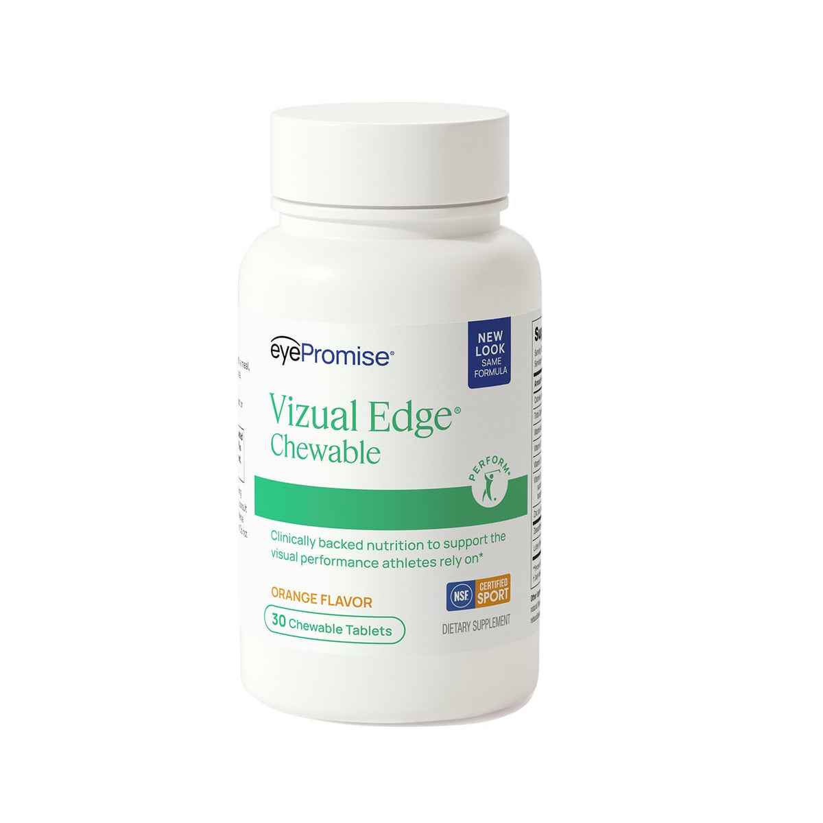 EyePromise Vizual Edge Chew Performance Eye Vitamin - NSF Certified