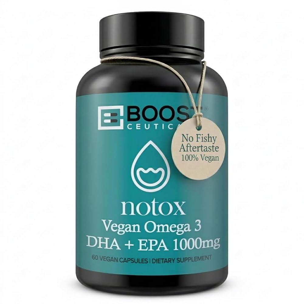 BoostCeuticals Vegan Omega 3 Algae Oil DHA 410mg - 60 Softgels