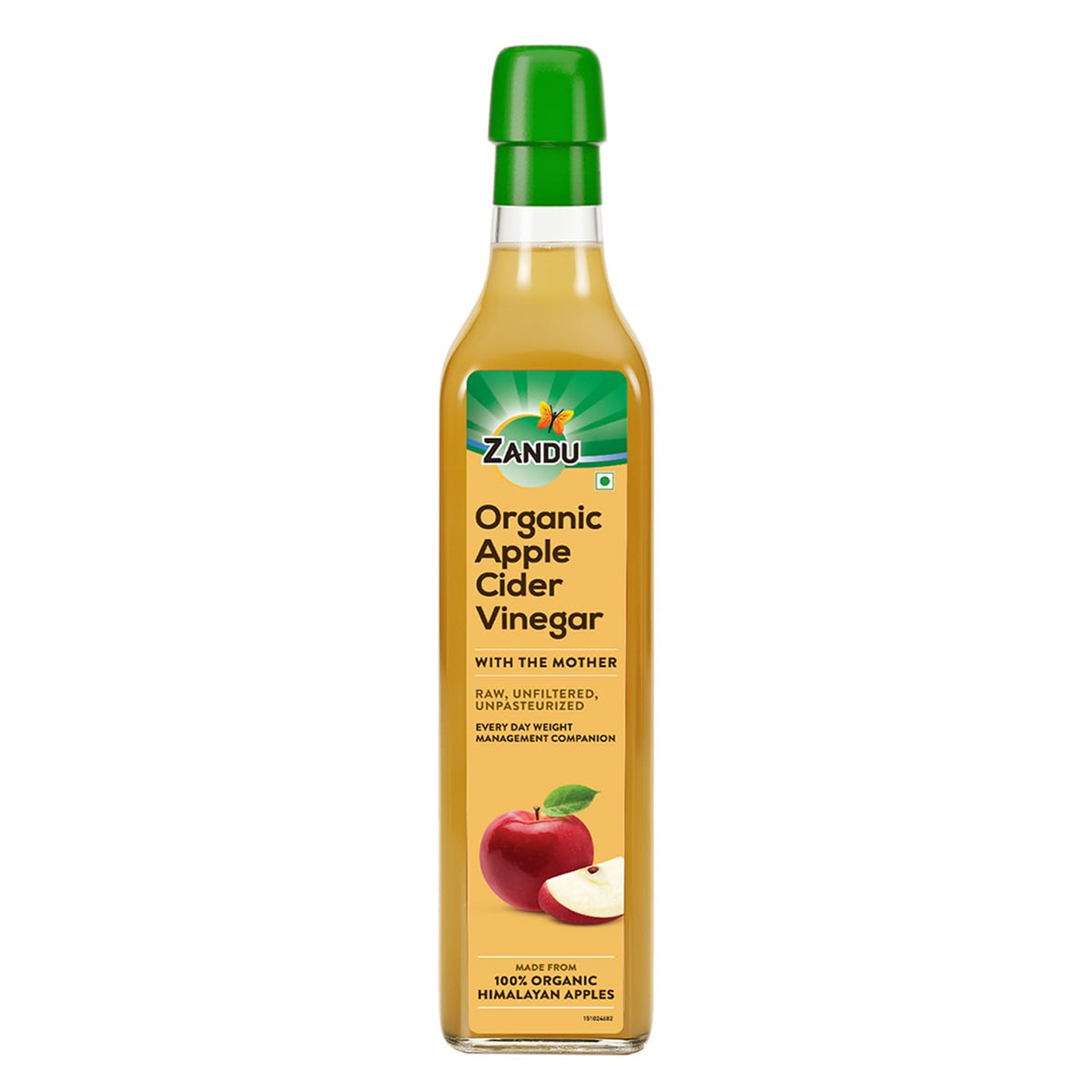 Zandu Organic Apple Cider with Mother of Vinegar - 500 ml