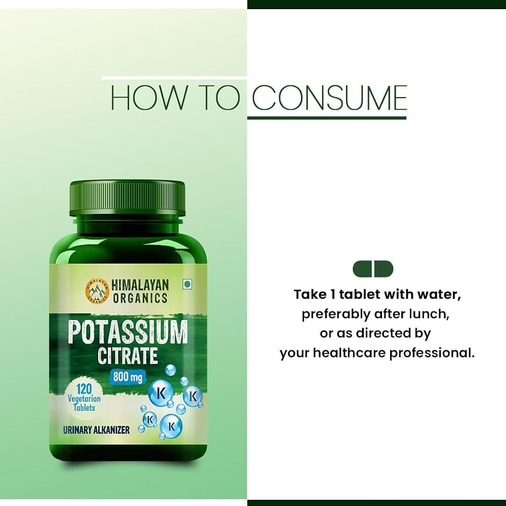 Generic Potassium Citrate 800mg Vegetarian Tablets - 120 Count - image 4