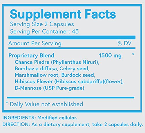 Na'trition Chanca Piedra Plus Kidney & Gallbladder Support - 90 Capsules - image 3