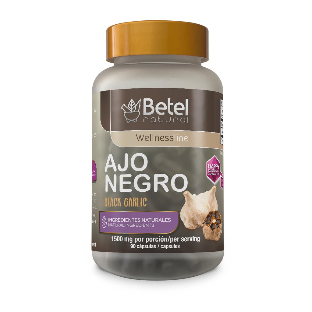 Betel Natural Black Garlic Capsules 1500 mg - 90 Capsules