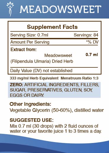 Secrets of the Tribe Meadowsweet Alcohol-Free Liquid Extract - 2 FL OZ - image 4