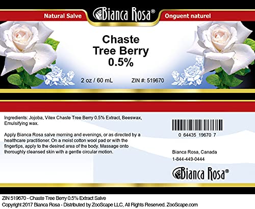 Bianca Rosa Chaste Tree Berry 0.5% Salve - 2 oz - image 3