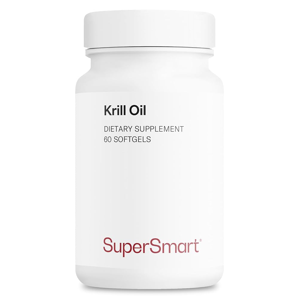 Supersmart Krill Oil Supplement 1180mg Omega-3 - 60 Softgels