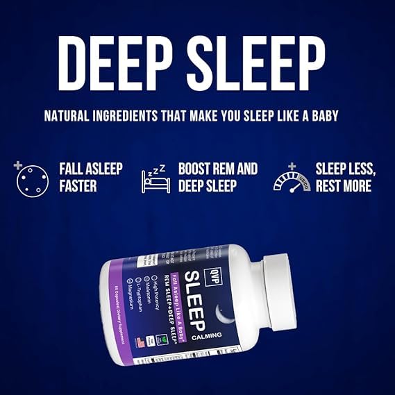 QVP Sleep Formula Natural Sleep Support - 60 Capsules - image 2