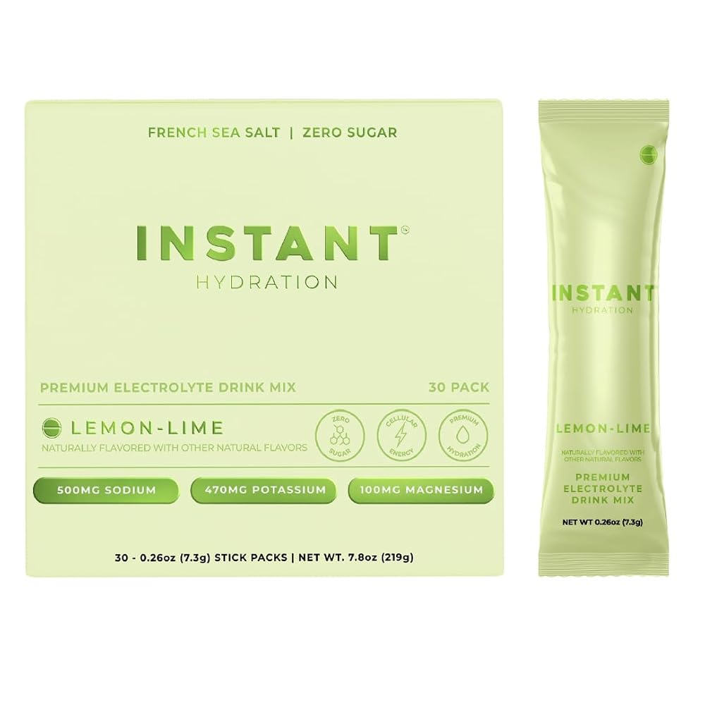 Instant Hydration Electrolytes Powder Packets - Zero Sugar - Keto