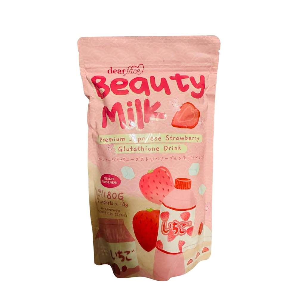 Beauty Milk Dear Face Collagen Glutathione Drink Powder - 500g