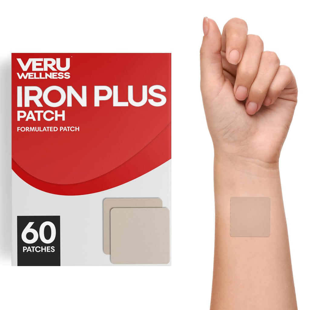 Veru Wellness Iron Plus Daily Support Patches - 60 Count