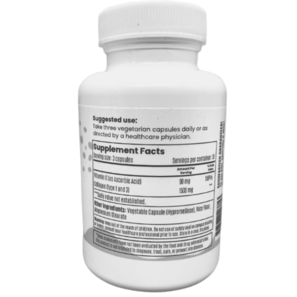 ibodycare Collagen Type 1 & 3 with Vitamin C - 90 Capsules - image 8