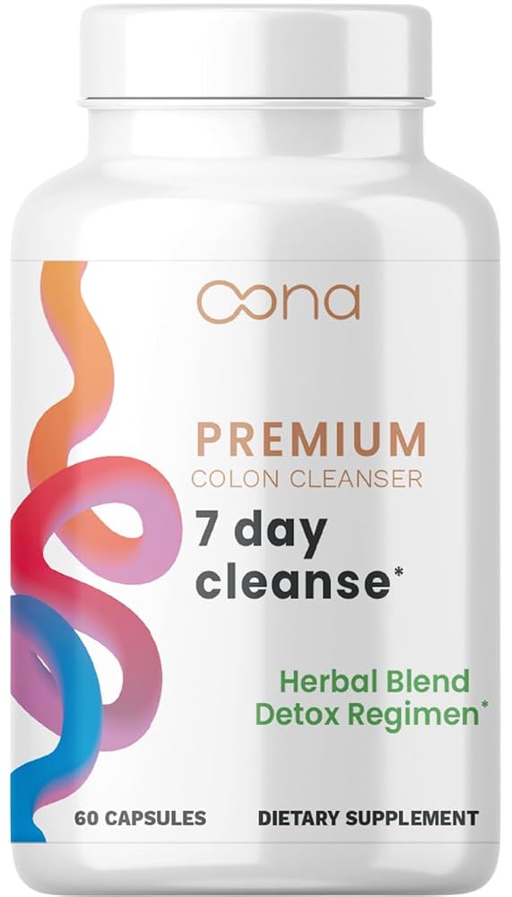 Oona Health 7 Day Advanced Colon Cleanse - 60 Capsules