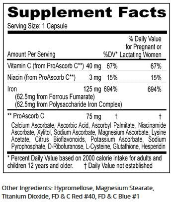 Rosemeek Integra Iron Supplement with Vitamin C - 90 Capsules - image 2