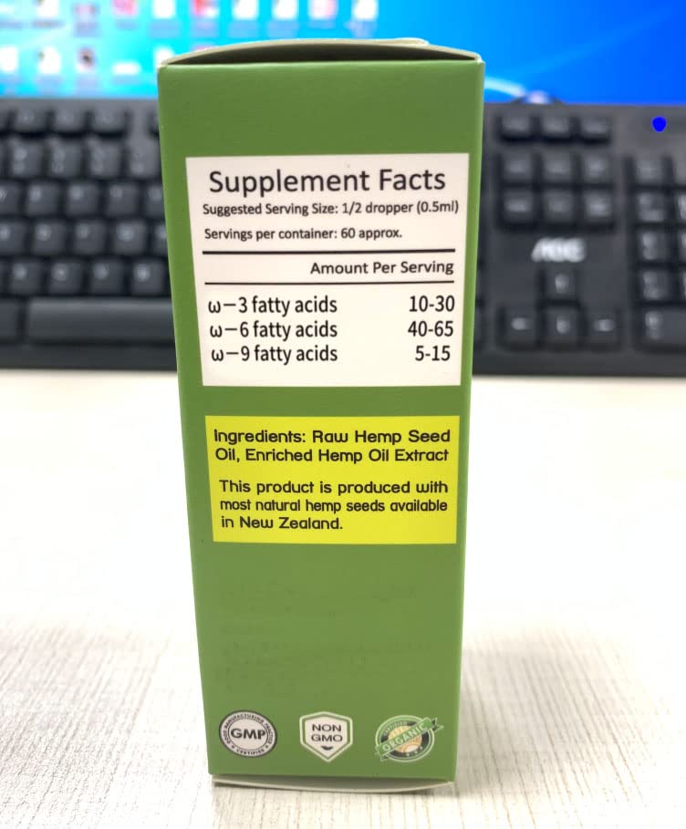 Healpark Hemp Oil 10000mg Omega 3-6-9 - 2 Fl Oz - image 7