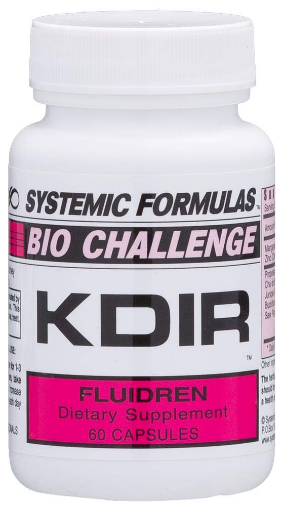 Systemic Formulas KDIR Fluidren - 60 Capsules