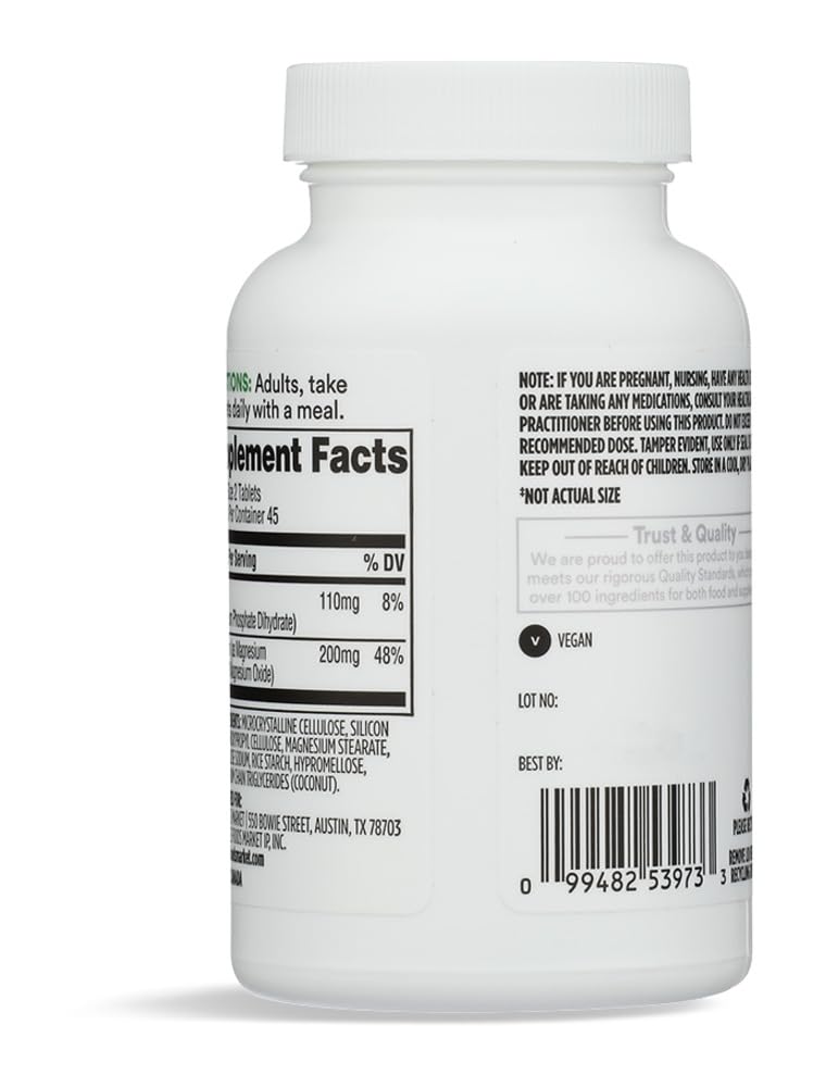 365 By Whole Foods Market, Magnesium 200MG