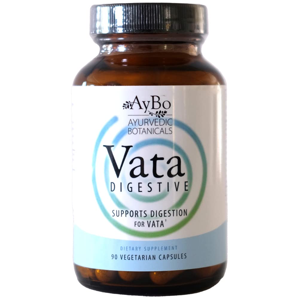 AyBo Vata Digestive Supplement Warming Blend - 90 Vegetarian Capsules